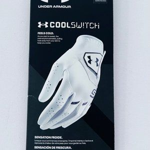 Under Armour Boys Youth  Cool Switch Golf Glove White